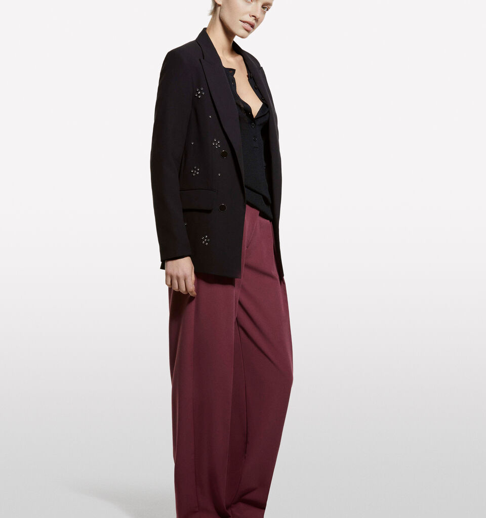 Blazer con applicazione gioiello - blazer da donna - Nero | Sisley image number 1